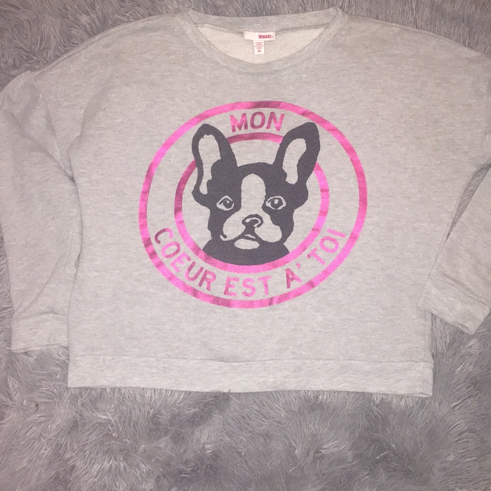 Short cropped sweat shirt (junior size)